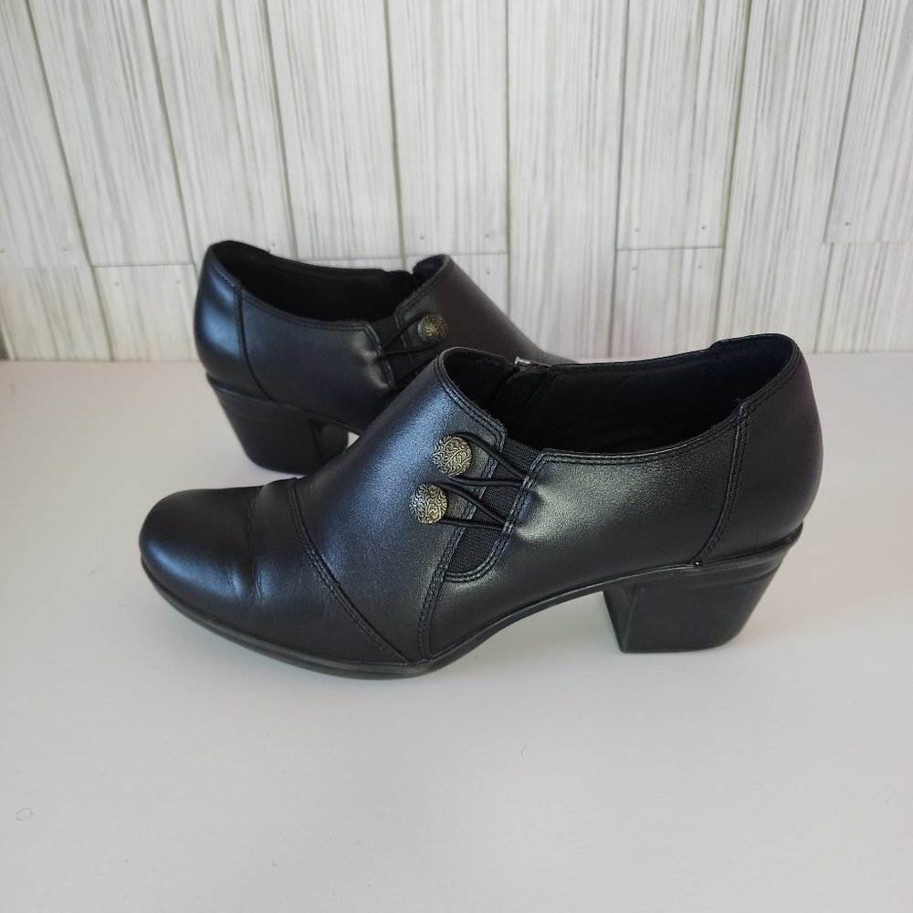 Women's Clarks Emslie Warren SlipOn Loafer Booties S… Gem